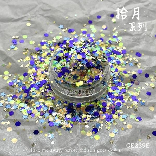 ODM Halloween Sequin Mix Chunky Hexagon Glitter Powder For Glass Tumbler