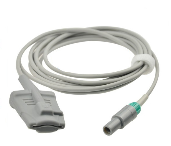 Edan M8/M9 Reusable Spo2 Sensor Adult Silicone Soft Fingertip Spo2 6pin 2.8m