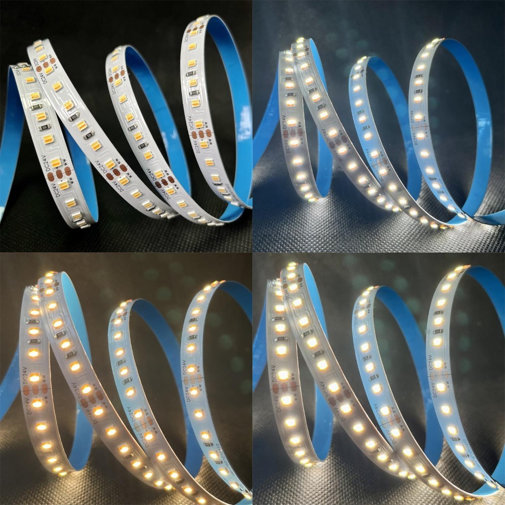 Flexible 3528 SMD LED Strip Lighting Solution Dual CCT Tape For Modern Interior Decor