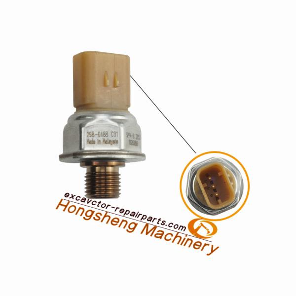 298-6488 Cater Excavator Repair Parts C9 C13 C15 C18 Engine Fuel Pressure Sensor