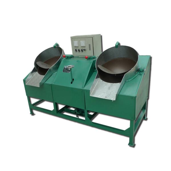 Raw Material Tea Leaves 220V Double Pot Tea Roasting Machine for Shaping Gunpowder Tea