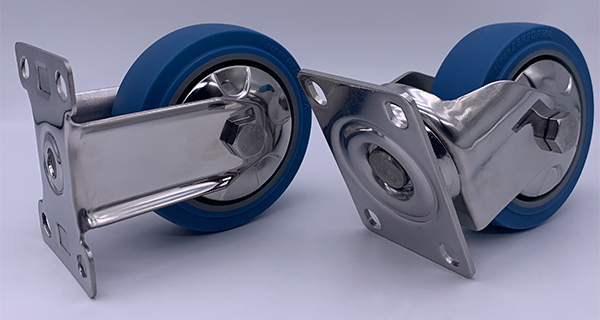 Термопластиковый резиновый твердый рицинус плиты катит 4 дюйма