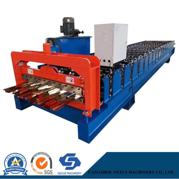                  Glazed Roof Tile Sheet Making Roll Forming Machine Alu Zinc Panel Cold Roofing Machine             