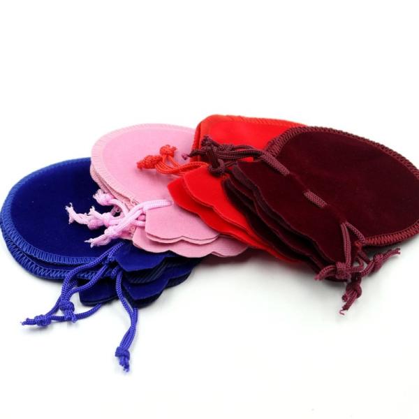 Sacos personalizados da tampa protetora contra poeira da trouxa do saco de cordão do velo para o luxo do presente