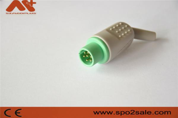 Conector médico compatível para Bionet spo2/ECG cble com cor 7pin verde