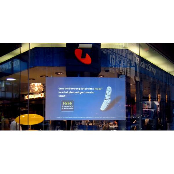 фильм окна задней проекции 1.52С30м/голографический прозрачный фильм для торгового центра