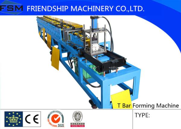 Cross T Bar Roofing Metal Forming Machinery 380V 50HZ 3 Phase