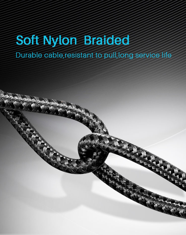 3A PD18W Type C To Lightning Cable Nylon Braded For Apple IPhone IPad MacBook