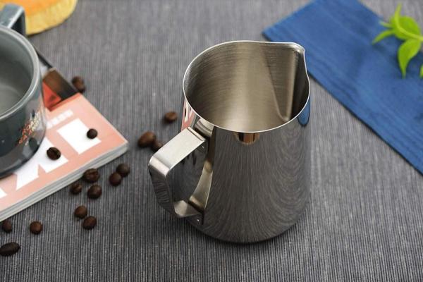 12 Oz Stainless Steel Milk Pitcher For Espresso Machine  CE  Certification