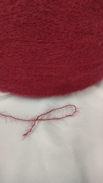 100% nylon ou 100% polyester pull cheveux visque plumes chapeau gant de fil