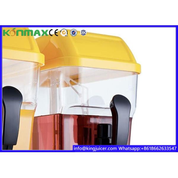 Automatic 4x9L Cold Drink Beverage Dispenser Four Tank LED Juice
