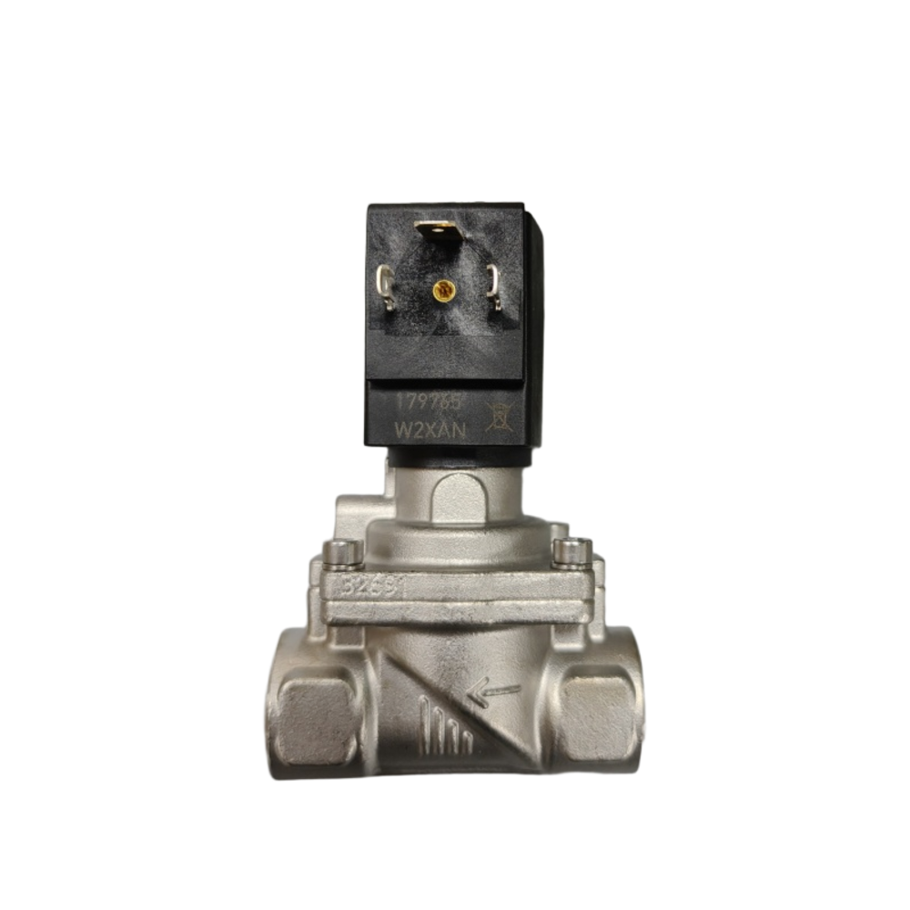 230V AC solenoid valve featuring orifice sizes 13mm suitable for pneumatic and hydraulic system applications 00221970
