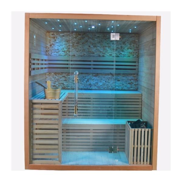 OEM Traditional Hemlock Residential Steam Room Sauna Unit For Home 4 Person