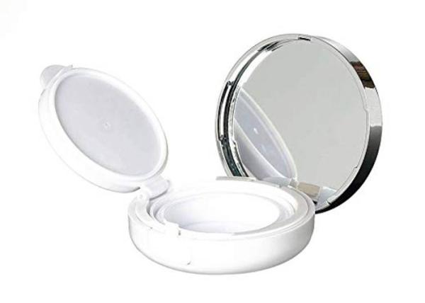 Luxury Silver Ring Makeup BB Cream Box 15g Elegant Appeanrance Easy To Carry