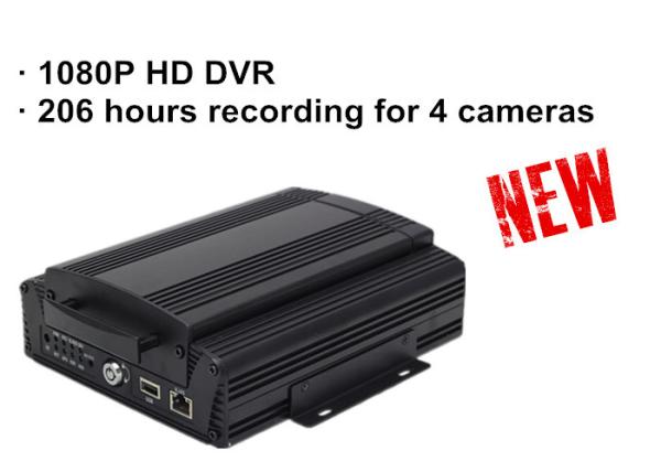 Hybrid 3G GPS WIFI 1080P Car DVR With VOIP Talk / Vehicle MDVR for Cash in Transit