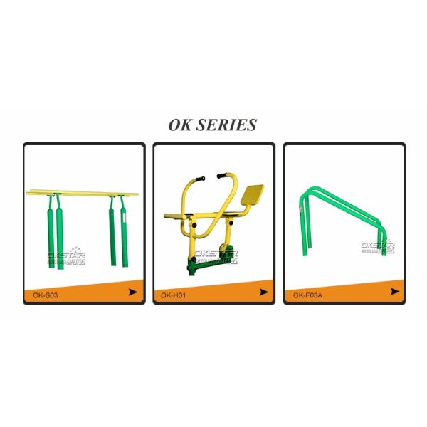 outdoor exercise equipment wood exercise walking machine with TUV certificates