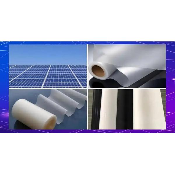 Solar module encapsulation Turnkey Project : From Material Formula To Production Factory Design: EVA / POE Cast Film Extrusion Line For Solar Panel Encapsulation Maximum Line Speed 16m/S