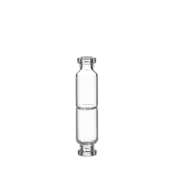 Frasco de injeção de frasco de vidro tubular transparente de 2 ml