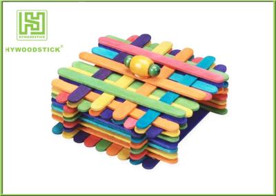 Customized Extra Long Popsicle Sticks , 150mm Jumbo Colored Craft Sticks