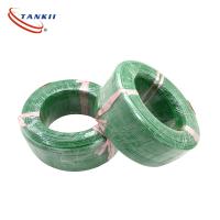 Couleur verte et blanche Extension de fil thermocouple de type K en fibre de verre / isolation FEP