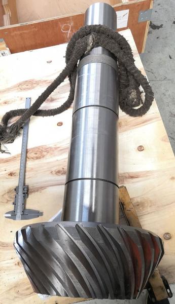 10 Module  Spiral Bevel Gear Shafts Gear Milling and Grinding