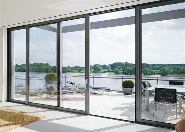 Hot Sale High Quality Aluminum Door With Glazed Glass For House Building From China Supplier