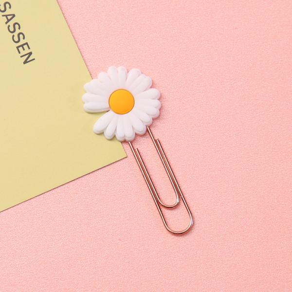 Красивые мультфильмы Силиконовые закладки с красочными скрепками для детей Школьный учитель канцелярские принадлежности