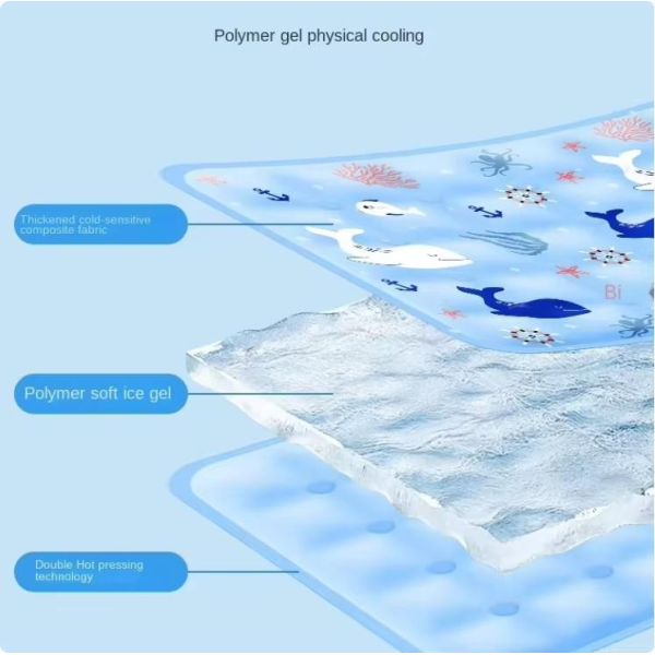 Anti Tear Ice Pack Dog Bed Eco Friendly Portable Easy To Clean