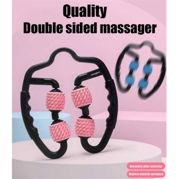 Двойник ролика массажа пункта пуска ДУГИ портативный подковообразный встал на сторону