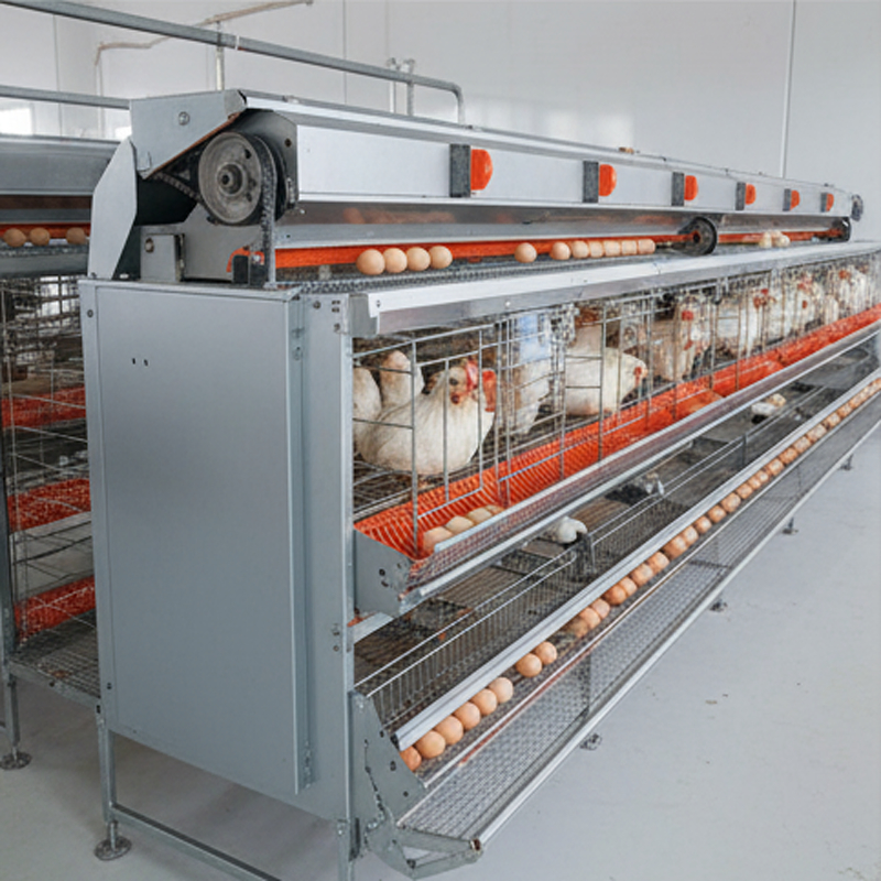 Hot Dipped Galvanized Poultry Layer Cage System H Frame 180 240 300 360 Birds/Unit