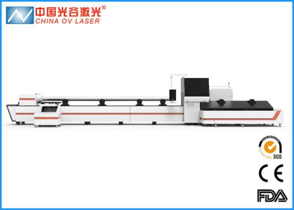 1KW Fiber Stainless Steel Pipe Laser Cutting Machine with Cypcut Control System