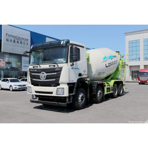 Customer's Requirement Choose Hot Auman GTL 360HP 8X4 7.7 Square Concrete Mixing Truck