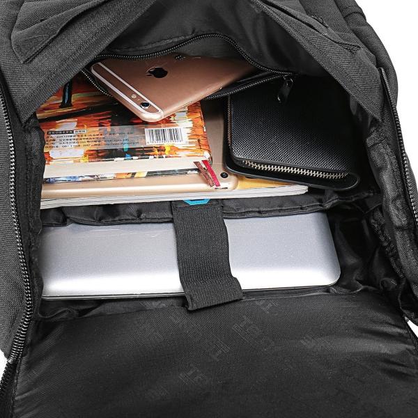 Customized Black Slim Backpack Laptop Bag For 15.6 Inch Laptop Low Cadmium