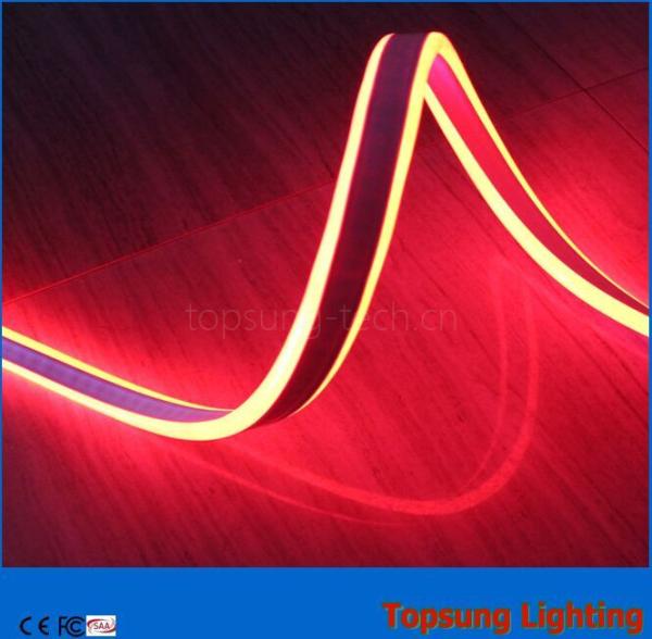 230V de lado duplo LED neon flex cor vermelha para sinalização