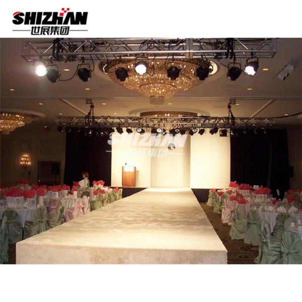 plataforma portátil del piso de la etapa de cristal de aluminio del concierto de rock del 1.22*1.22m