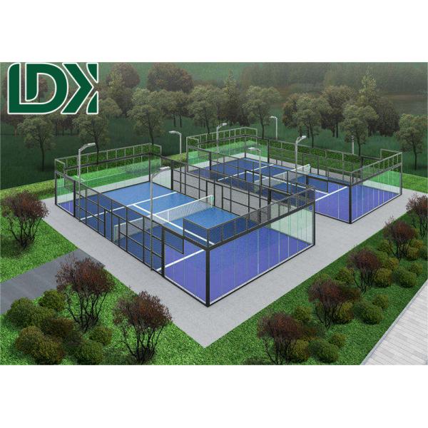 Mise à niveau du tournoi de jeu Grade 360° Panorama Padel Court Équipement sportif professionnel de padel en plein air