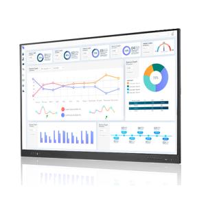 55 Inch 4K Resolution Interactive Touch Screen Whiteboard with 20 Points Touch