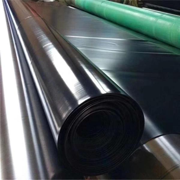 Géomembrane en HDPE vert de 1 à 8 m de largeur pour revêtements de bassin renforcés anti-filtration
