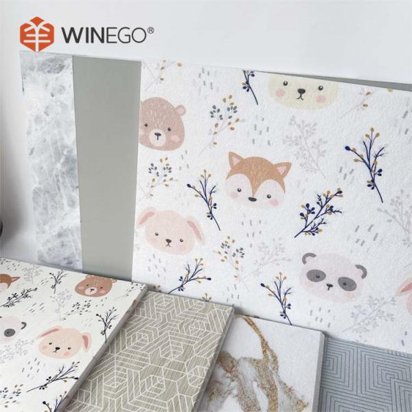 Custom Cartoon Patterns PET Acoustic Panels Eco Friendly For Hospital Paneling