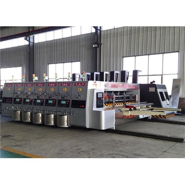 2colors Cardboard Paper 415V Corrugated Box Printing Machine Flexo Carton Slotting