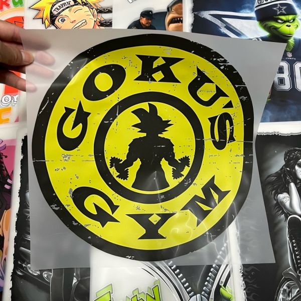 DTF Heat Transfer Vinyl Custom Plastisol Iron On Stickers for T Shirts