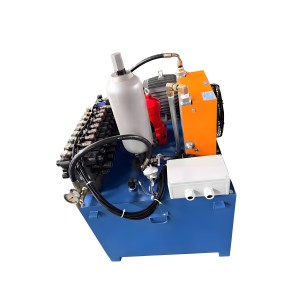 Hydraulic Power Unit-6L Steel Tank 2.5cc/R Hydraulic Gear Pump With Motor AC 380V 750W 1450RPM-2