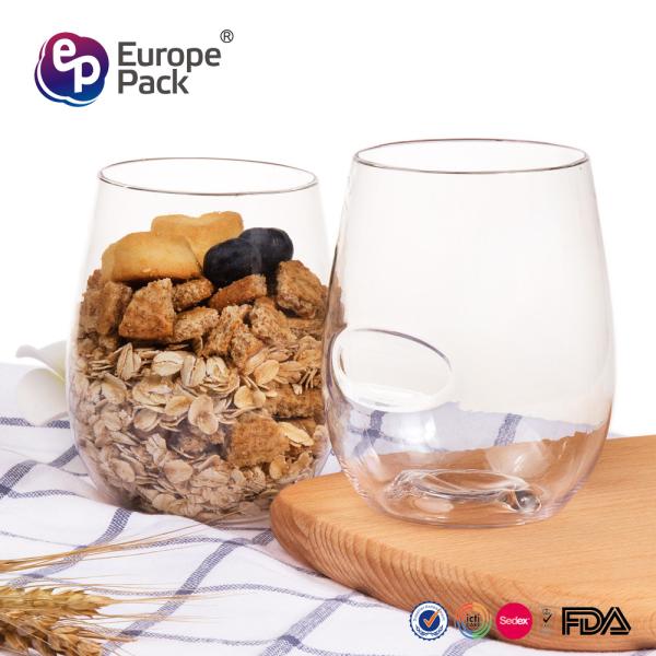 Funny High Quality Plastik Couple Cup for Wholesale Transparent Smoothie Plastic Cup Beverage & Food Dringking Cup