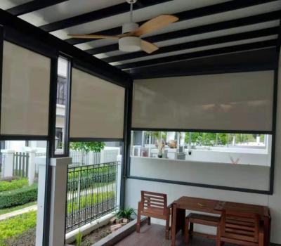 AM45 Remote Control Roller Shades 320cm Waterproof Electric Blinds For Large Windows