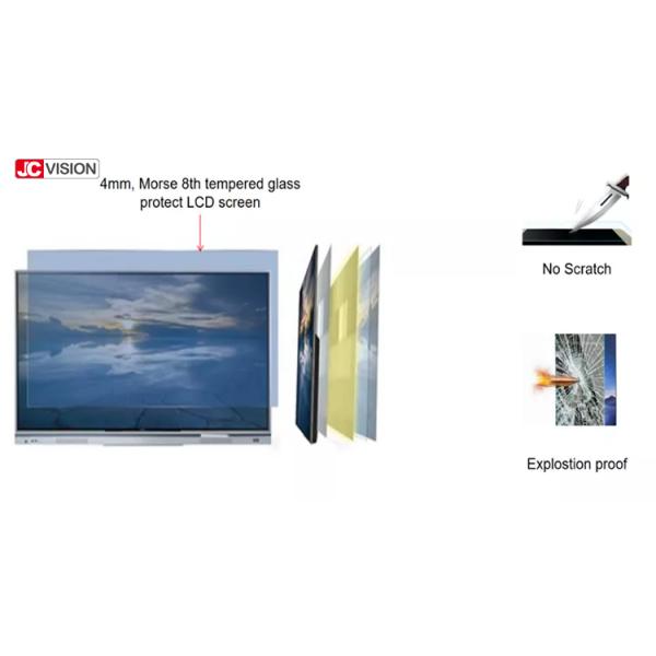 4K Smart 75 Interactive Display 20 Points OLED Smart Interactive Whiteboard For Education