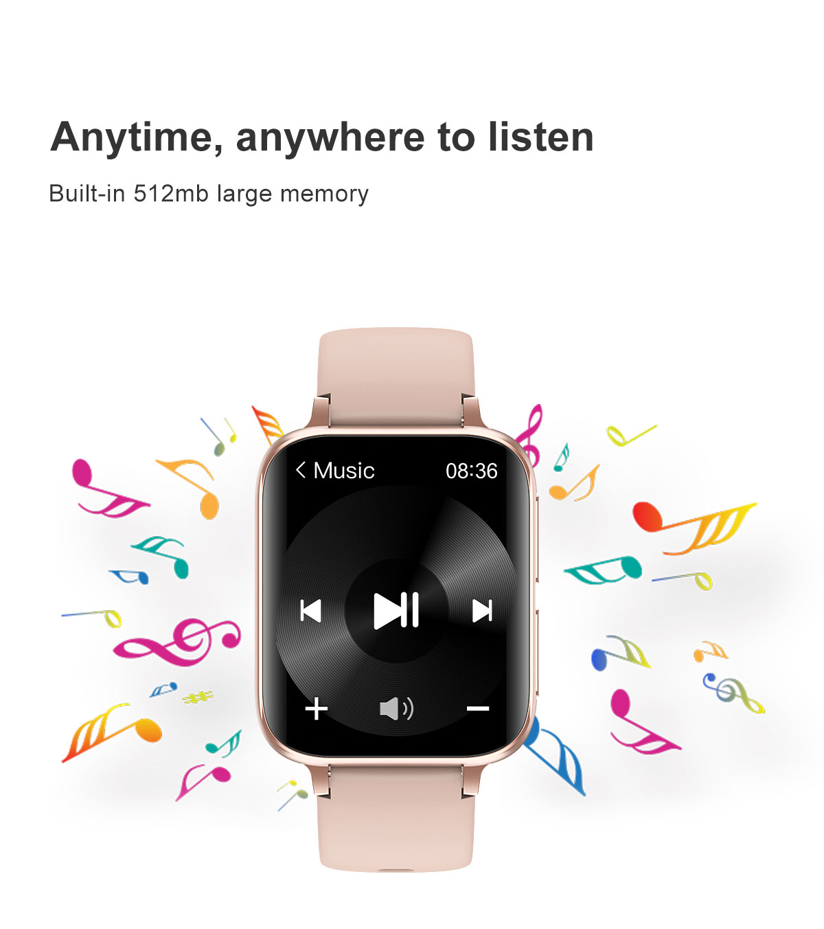 дюйм DT93 Smartwatch 1,78 андроида ECG зажима 420*485P поручая