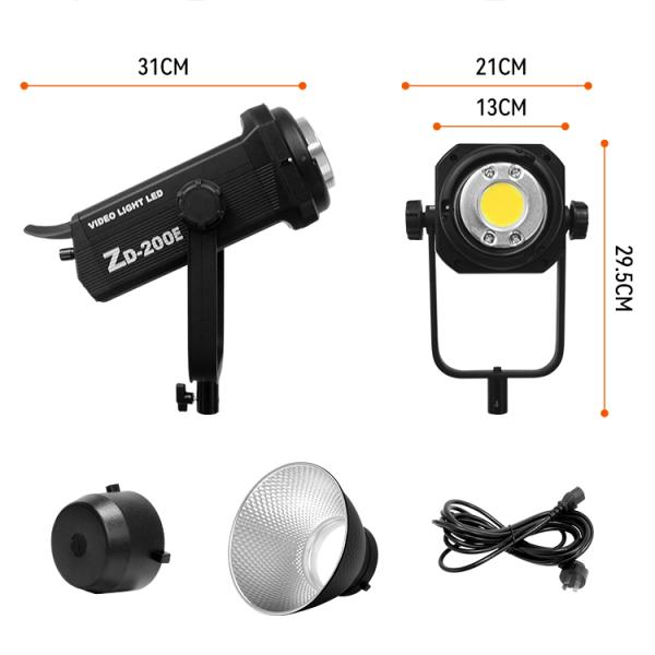 Мощные 200w Cob видео студийные огни с Softbox 6500k Led фотосветка для аксессуаров камеры