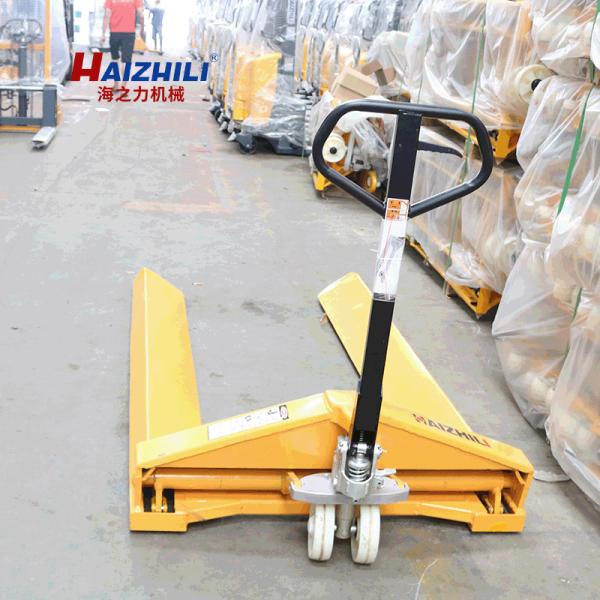 Hydraulic Manual Pallet Jack , Warehouse Pallet Truck 2500kg Loading Capacity