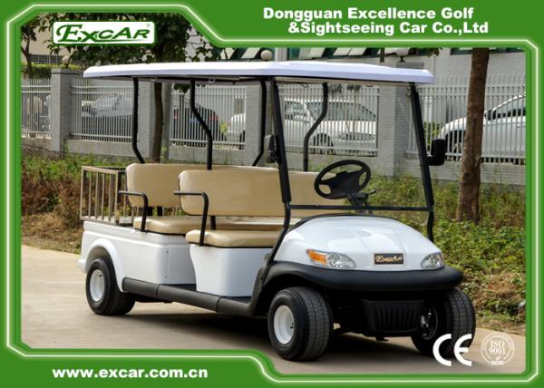 Carro com erros do hotel rápido de EXCAR 4 Seater com o chassi do aço da cama da carga