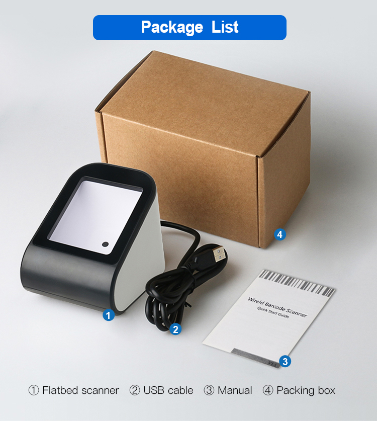 Блок развертки штрихкода Pos USB RS232 столешницы для оплаты NFC мобильной
